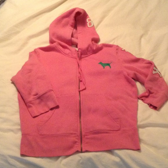 🎉SOLD🎉Pink VS 3/4 arm sweatshirt