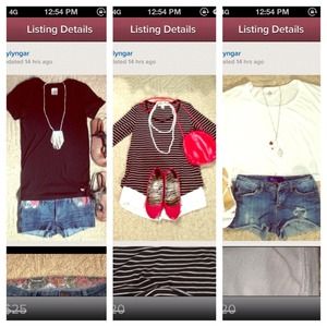 Shirts and short bundle!