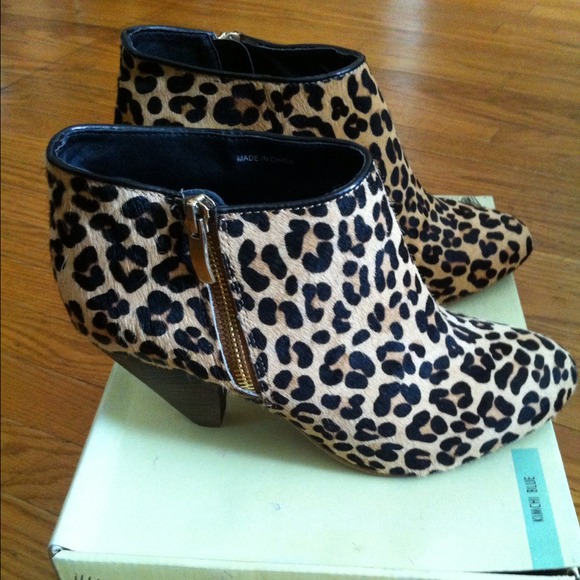 Cheetah leopard booties