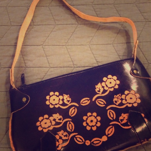 Flower handbag.