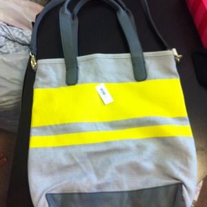 Gap color block tote