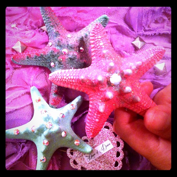 Sea Star Swarovski Crystal Hair Pieces! - Picture 1 of 1