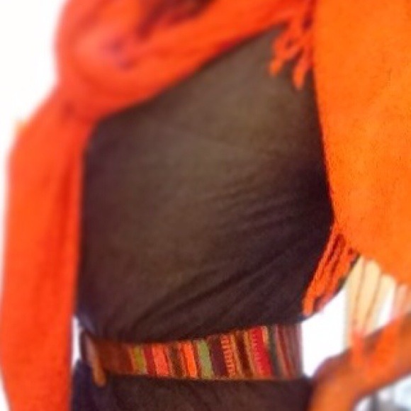 Guatemalan Tribal Leather Belt - Picture 2 of 3