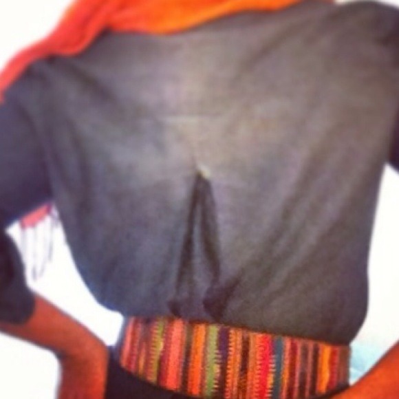 Guatemalan Tribal Leather Belt - Picture 3 of 3