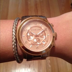 MICHAEL Michael Kors XL chrono watch, rose gold
