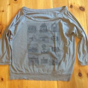 RARE Brandy Melville Vintage Camera Sweater