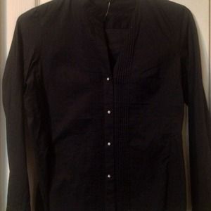 Black long sleeve dress shirt