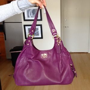 Coach purse genuine leather