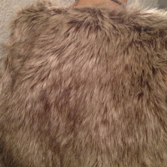 Forever 21 crop fur vest. Good for Fall and Winter - Picture 2 of 3