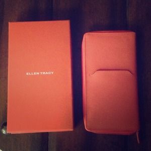 Passport/Travel Wallet by Ellen Tracy.