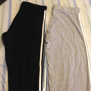 Black & Gray workout sweats