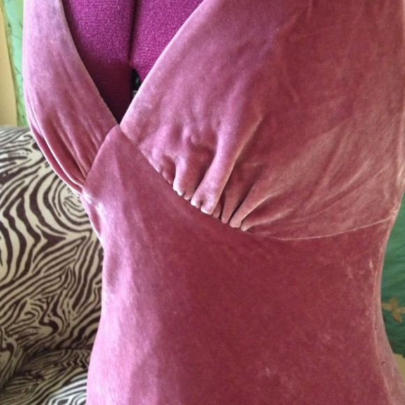 Fun & Flirty Velvet Ruffle Dress - Picture 2 of 3