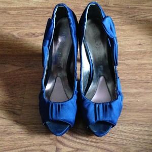 Blue stilettos