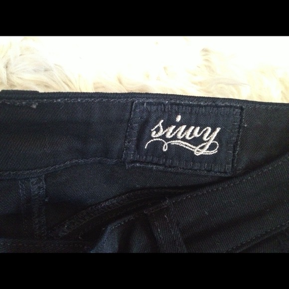 Siwy distressed black denim skinny jeans - Picture 2 of 3