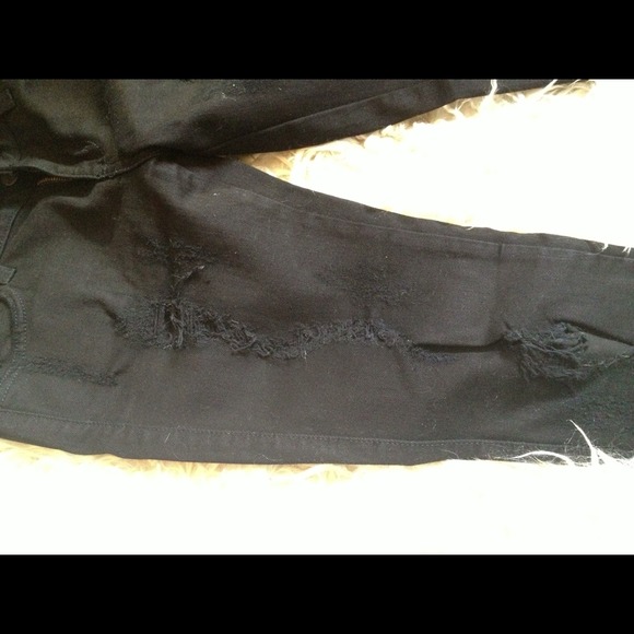 Siwy distressed black denim skinny jeans - Picture 3 of 3