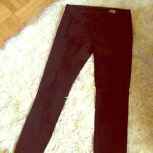 Siwy distressed black denim skinny jeans