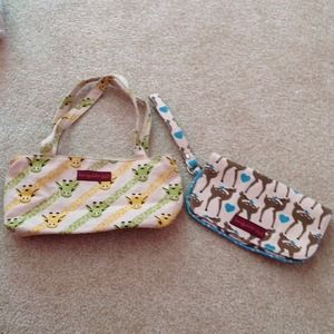 A 2 set of a kids purse, and wallet