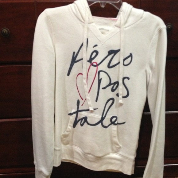 Aero white hoodie