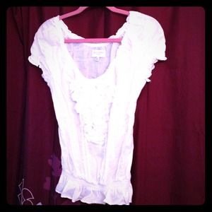 ❌SOLD❌ Gilly hicks short sleeved peasant top