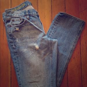 J. Crew distressed boyfriend jeans