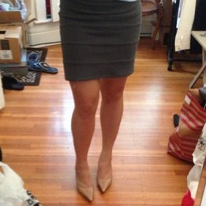 🚫sold in bundle🚫 gray bandage mini skirt