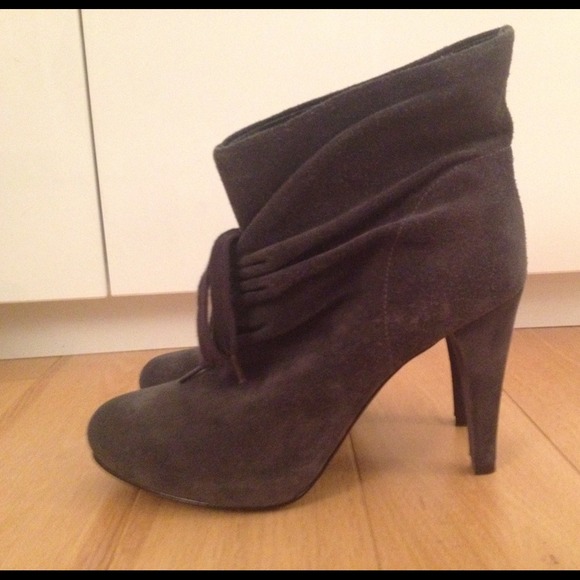 Ash lace-up booties
