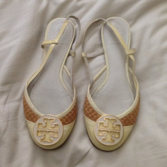 Tory burch slip on flats
