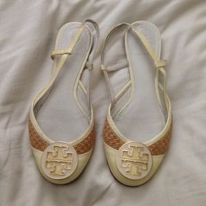 Tory burch slip on flats