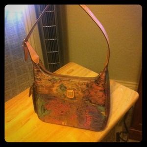 Multi Colored Vintage Vincent Van Gogh small purse