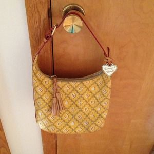Yellow Dooney & Bourke Handbag