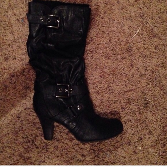 💛Guess black boots