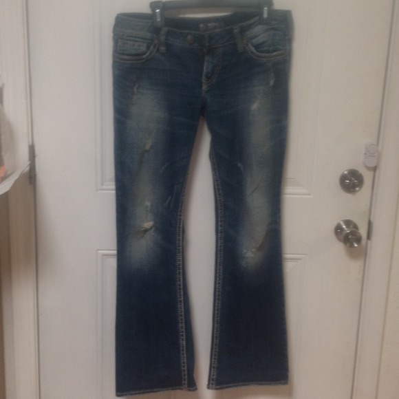 Awesome Silver brand blue jeans