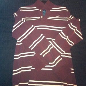 Hollister longsleeve polo