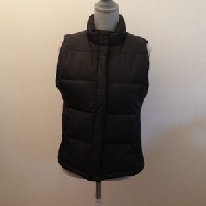 🚫SOLD LOCALLY🚫Gap down/feather black vest
