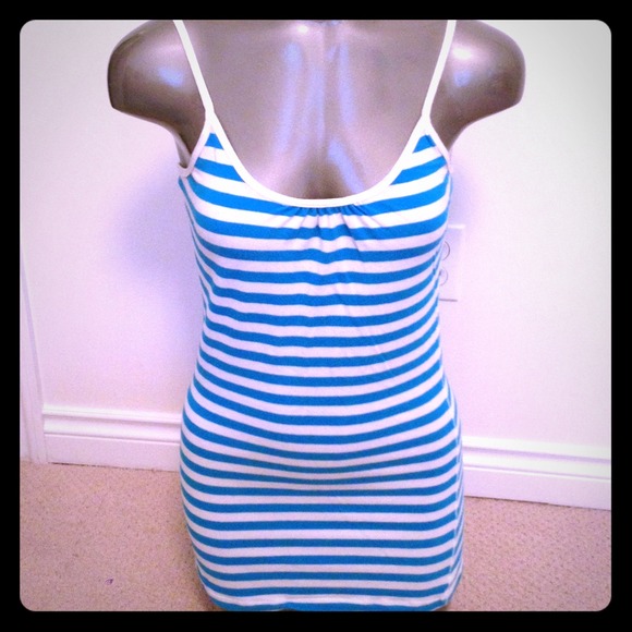 Sold in bundle🚫Blue&White Striped Tank/Tunic