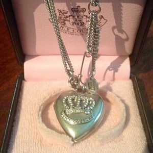 Juicy silver heart locket