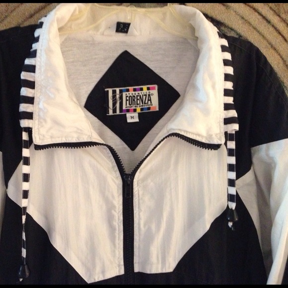 SOLD πHP 1/17 FORENZA BLACK AND WHITE JACKET - Picture 3 of 3