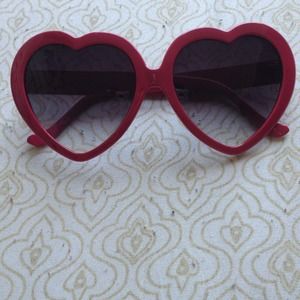 Heart shaped sunglasses