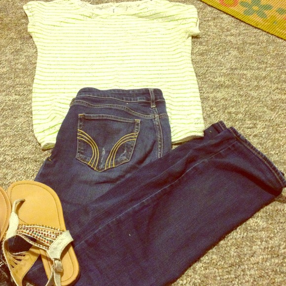 Light worn Hollister jeans, 28x33
