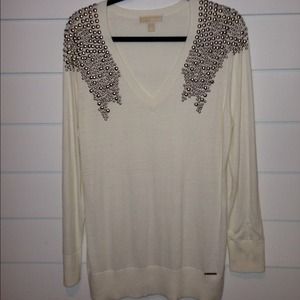 Michael Kors beaded sweater.