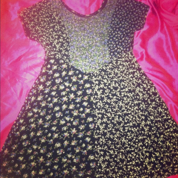 Vintage Multicolored Baby-doll dress