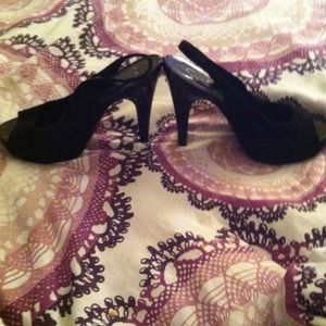 Jessica Simpson open toe heels