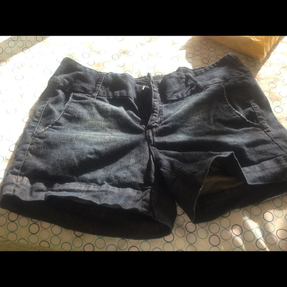Short denim shorts from Torrid.