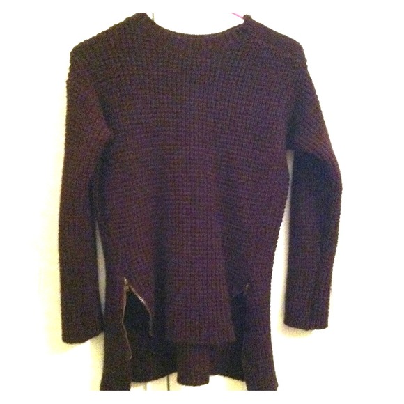 RESERVED!!!!!!!!! BURGUNDY KNIT SWEATER