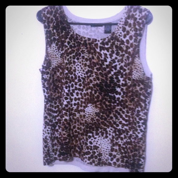 Cute leopard print tank top for work or play