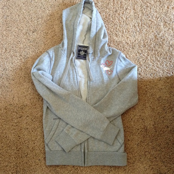 VS PINK Grey Hoodie