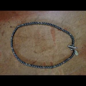 Mignon Faget Hematite necklace