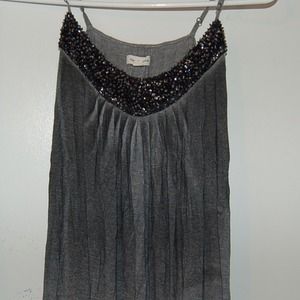 Gradient spaghetti strap