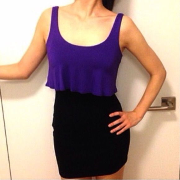 Aqua Color Block Dress - Picture 2 of 3