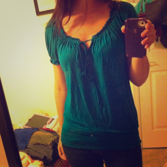 **SOLD Teal top